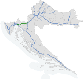 križišće karta A6 (Croatia)   Wikipedia križišće karta