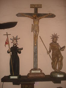 Colonial era crucifix Crucifijo.Epoca Colonial. Paraguay.JPG
