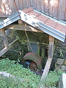 Scierie du Lançoir. Turbine Canson-Montgolfier.