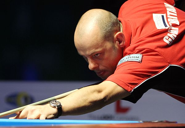 Appleton at the World 9-Ball Pool Championship in Doha, 2012