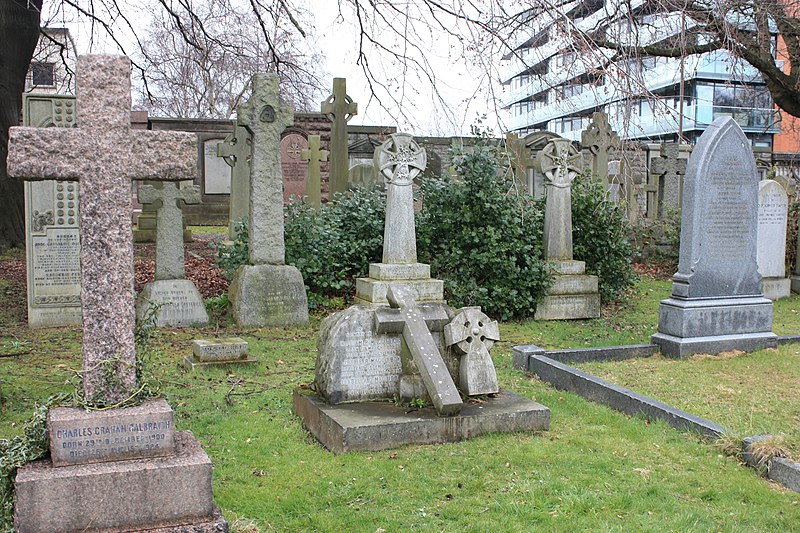 File:David MacGibbon's grave in context, Dean Cemetery.JPG