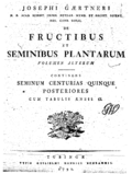 Thumbnail for De Fructibus et Seminibus Plantarum