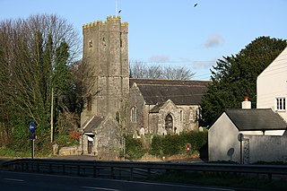 Dean Prior Village in Devon, England