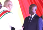 Thumbnail for File:Desi Bouterse en André Misiekaba, beëdiging 2019, 2.png