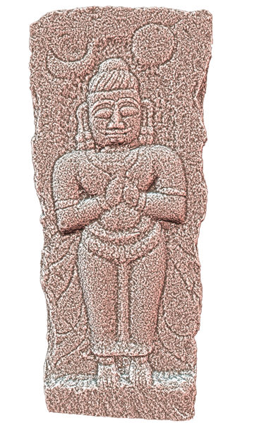 File:Digital image obtained by 3D scanning of the Dasarahalli Bhaktha sculpture.png