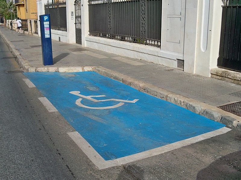 File:Disabled Parking Space in Málaga.jpg