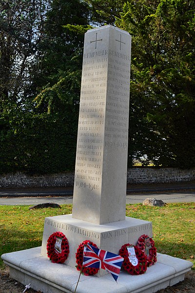 Ditchling war memorial, Sussex