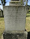 Dobbertin Klosterfriedhof Gravestone Leopoldine von Flotow Row 3 Place 8 2012-03-23 ​​287.JPG