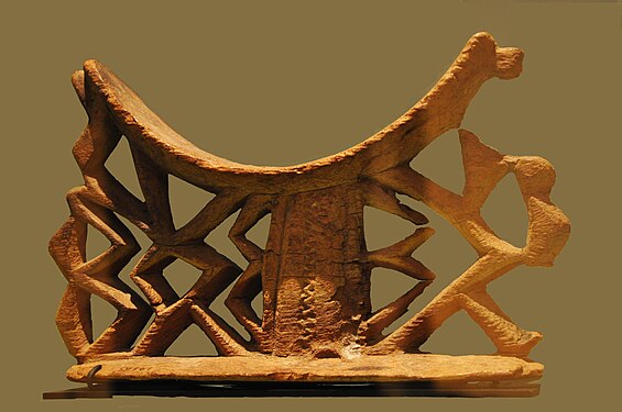 Dogon funeral sculpture, for resting neck (890-970)