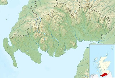 Location map Scotland Dumfries and Galloway