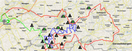 Routekaart van de E3 BinckBank Classic 2019