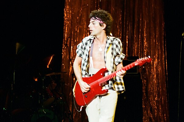 Earl Slick November 1983 during the Serious Moonlight Tour