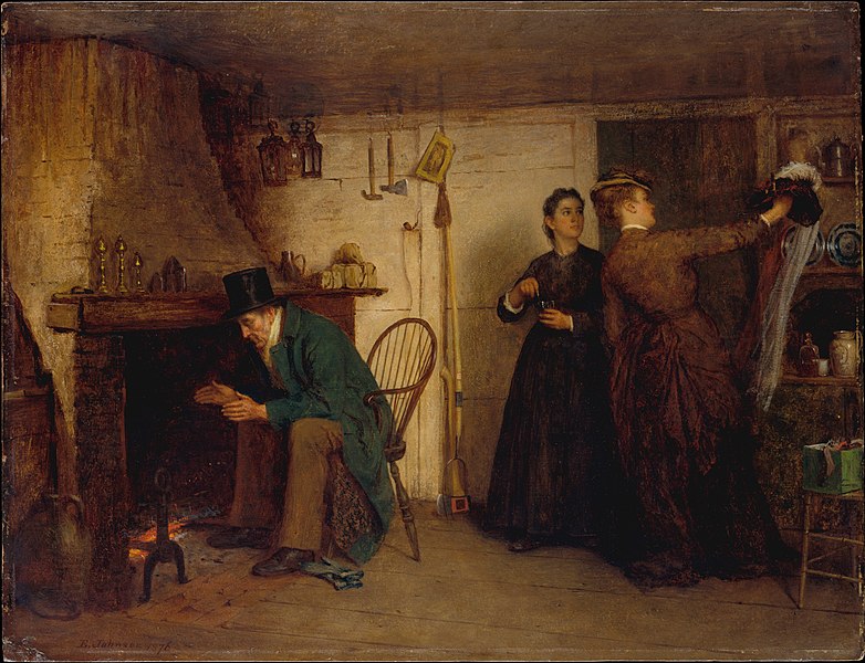 File:Eastman Johnson - The New Bonnet.jpg