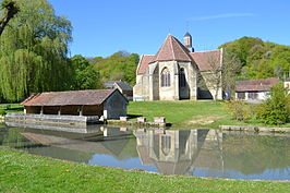 Centrum met lavoir (openbare wasplaats)