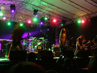 Ektomorf performing at Rock the Lake Festival in 2007