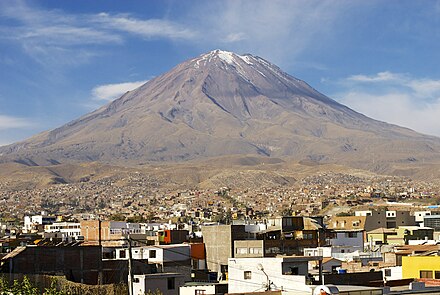 El Misti towers over Arequipa