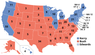 <span class="mw-page-title-main">2004 United States presidential election</span> 55th quadrennial U.S. presidential election