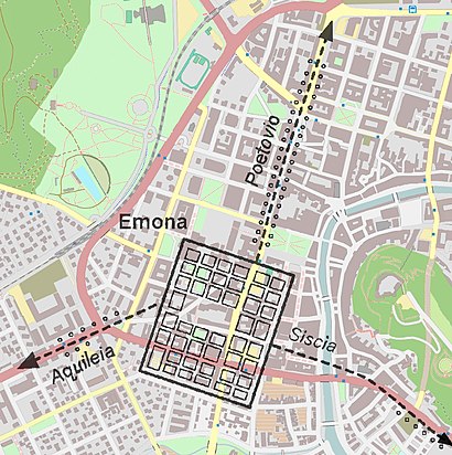 How to get to Emona with public transit - About the place