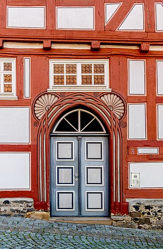 Front door, 3 Entengasse, Homberg (Efze)