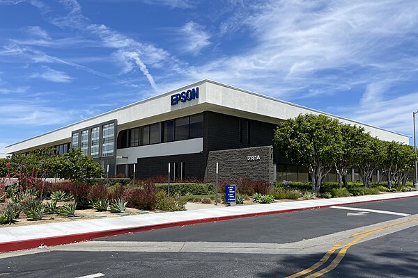 Epson America headquarters in Los Alamitos, California