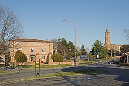 Centrum, links gemeentehuis