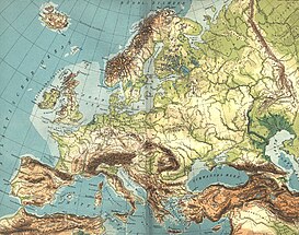 Topografía de Europa