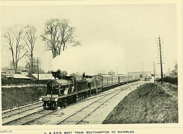 LSWR boat train about 1911