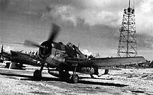 An F6F-5N from VMF(N)-534 preparing to taxi.