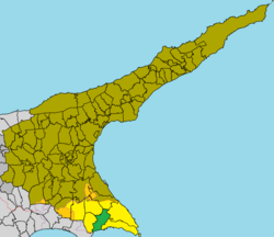 Sotíra innafor distriktet Ammókhostos