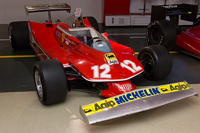 Ferrari won the International Cup for F1 Constructors with its 312T3 and 312T4 (pictured) models.
