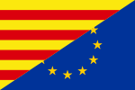 Vignette pour Fichier:Flag of Catalonia and Europe.svg