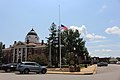 Flagpole and Courthouse