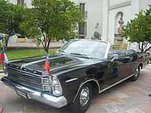 The Ford Galaxie has been Chile's ceremonial presidential car since 1970. Fordgalaxie.JPG