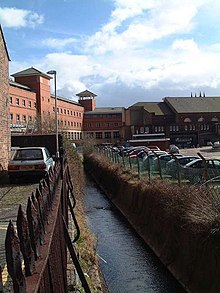 Fowlea Brook - once a very heavily polluted tributary of the Trent Fowlea Brook, Stoke - geograph.org.uk - 344910.jpg