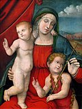 Panna z Dzieciątkiem i św. Janem Chrzcicielem, Francesco Francia, 1505