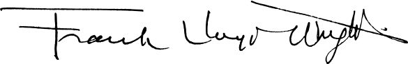 File:Frank Lloyd Wright signature.svg