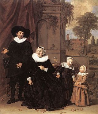 <i>Portrait of a Dutch Family</i> Painting by Frans Hals