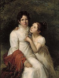 Portrait de Madame Bauquin Du Boulay et de sa nièce Mademoiselle Bauquin de La Souche circa 1810 date QS:P,+1810-00-00T00:00:00Z/9,P1480,Q5727902