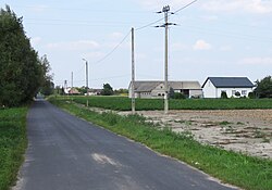 Road through Gawartowa Wola