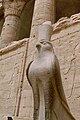 Horus ved den større søylehallen