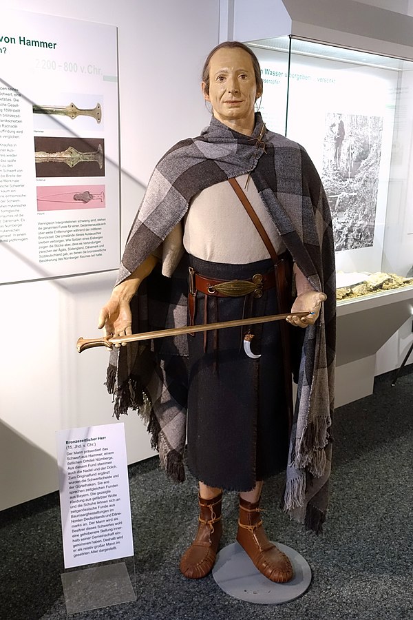 Bronze Age dress, 15th century BC, Germany
