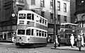 Lijn 16 met 'Coronation' 1298 onderweg naar Springburn in de binnenstad van Glasgow, ongeveer 1958
