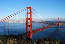 Golden Gate Bridge und San Francisco vom Hendrik Point gesehen