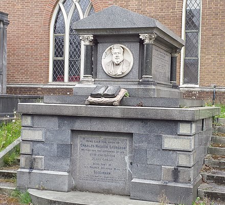 Tomb of Charles Spurgeon, West Norwood Cemetery, London