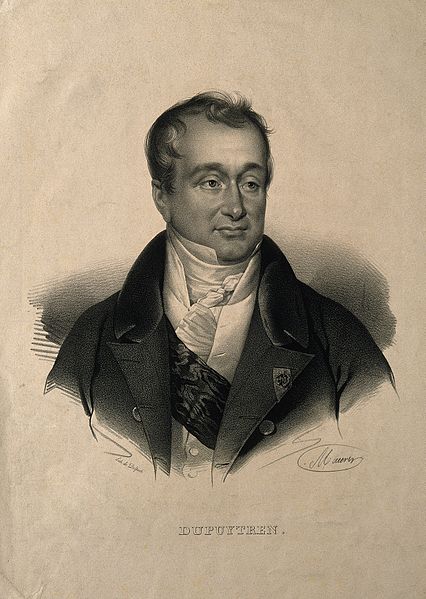 File:Guillaume, Baron Dupuytren. Lithograph by N. E. Maurin. Wellcome V0001720.jpg