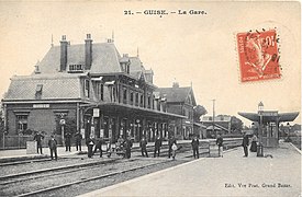 La gare vers 1910.