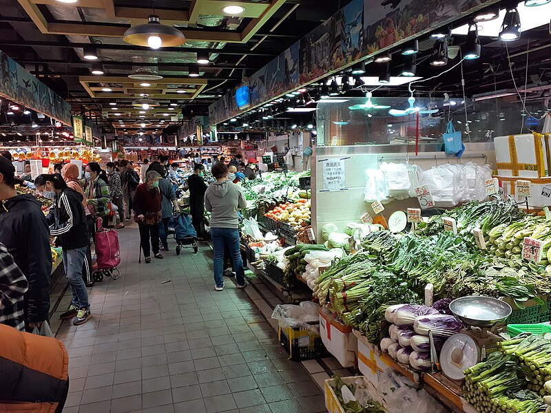 File:HK KT 啟德 Kai Tak 啟晴邨 Kai Ching Estate 晴朗商場 街市 Ching Long Shopping Centre market December 2020 SSG 15.jpg