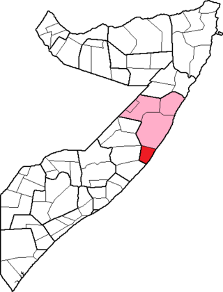 <span class="mw-page-title-main">Harardhere District</span> District in Mudug, Somalia