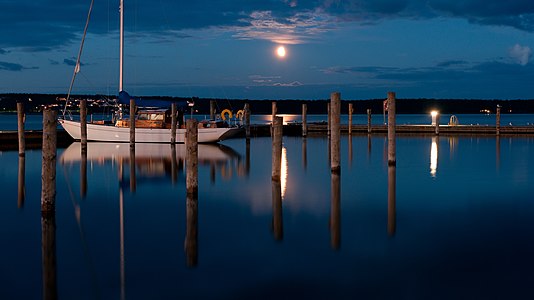 Harbour in Mariehamn, Åland