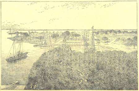 La Pointe-à-Pitre après l’incendie de 1871.